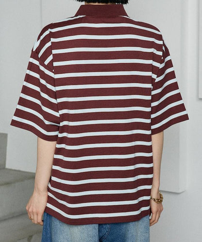 多色條紋Polo衫