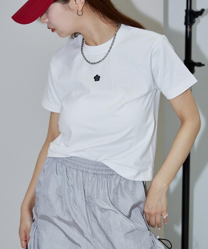 一點刺繡logo T恤