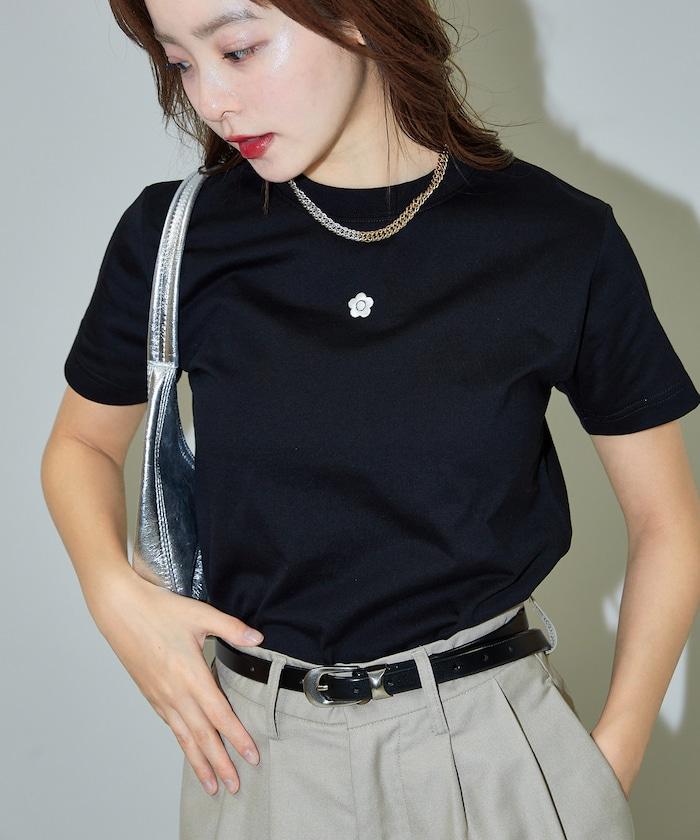 一點刺繡logo T恤