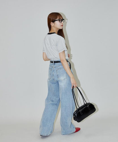 一點刺繡logo T恤