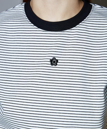 一點刺繡logo T恤