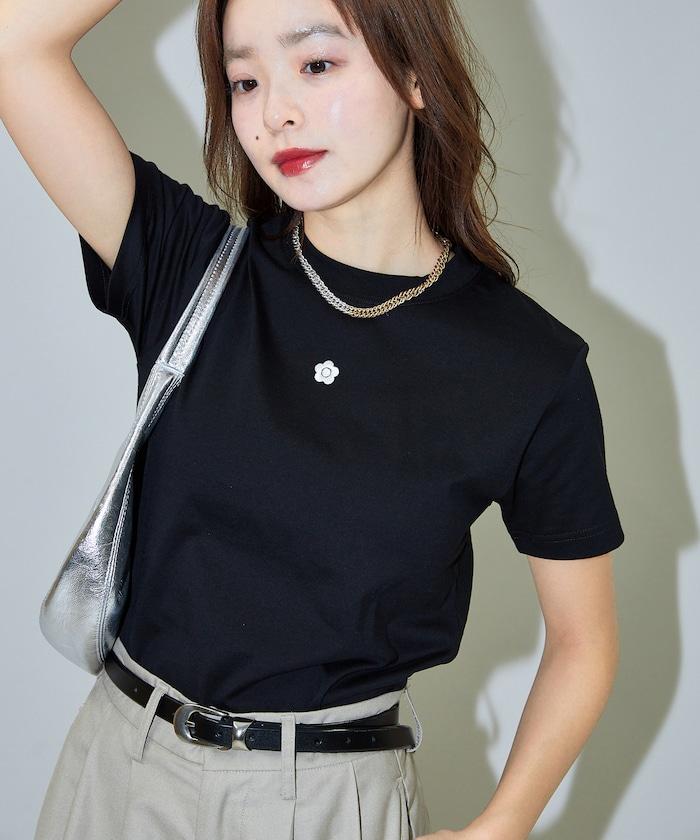 一點刺繡logo T恤