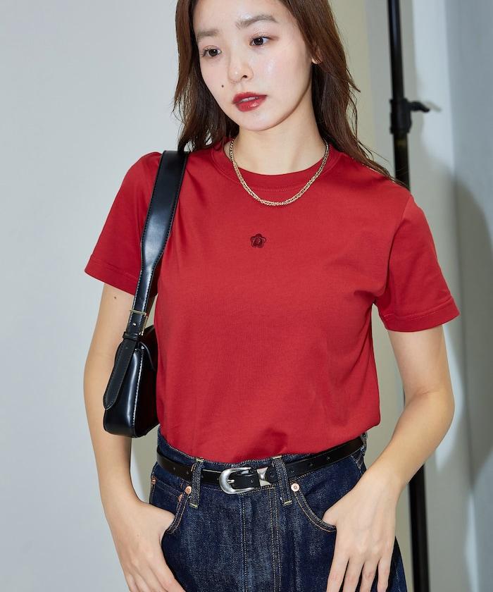 一點刺繡logo T恤