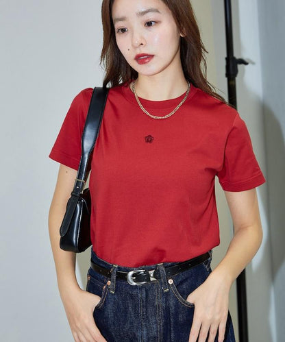 一點刺繡logo T恤