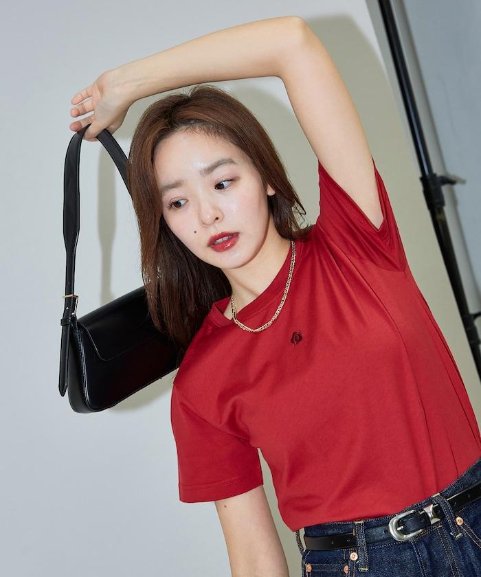 一點刺繡logo T恤