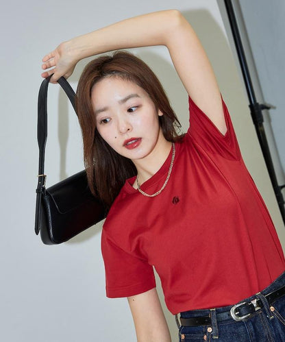 一點刺繡logo T恤