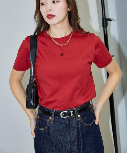 一點刺繡logo T恤