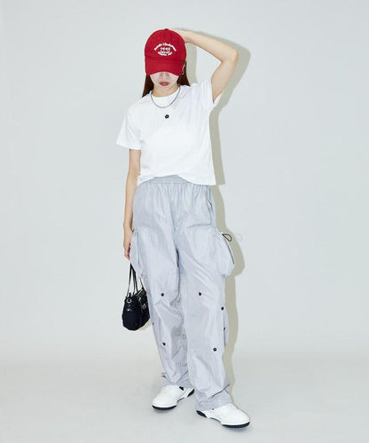 一點刺繡logo T恤