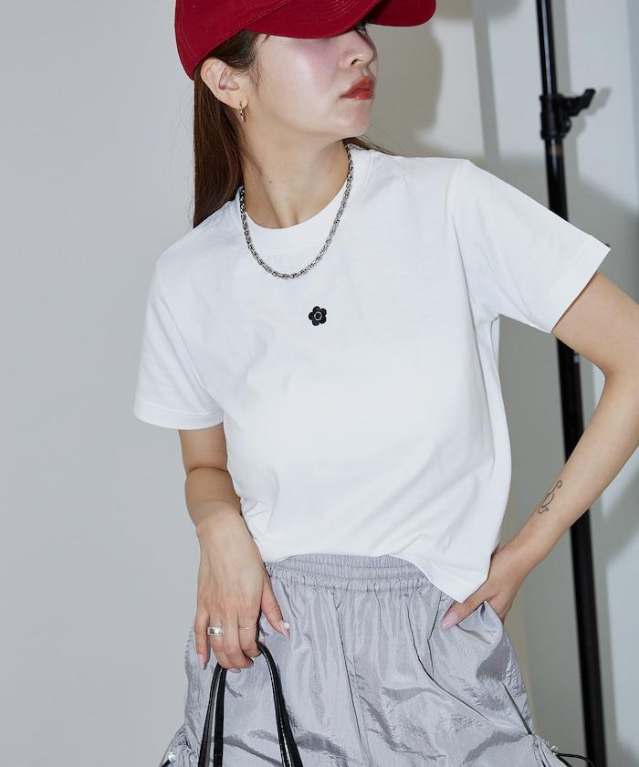 一點刺繡logo T恤