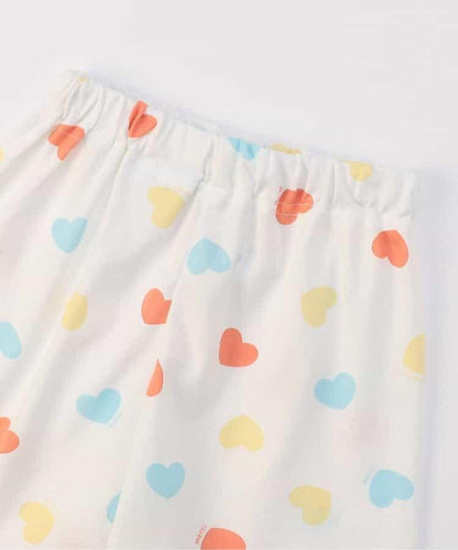 花紋·心形圖案睡衣 4分褲