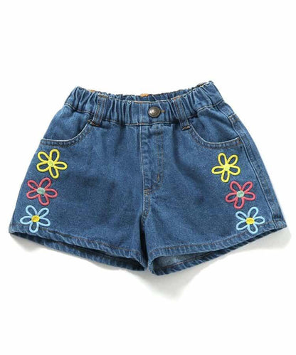 刺繡牛仔短褲