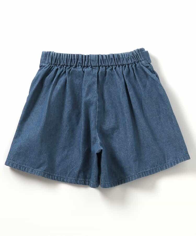 蝴蝶結·花形紐扣交叉式短褲