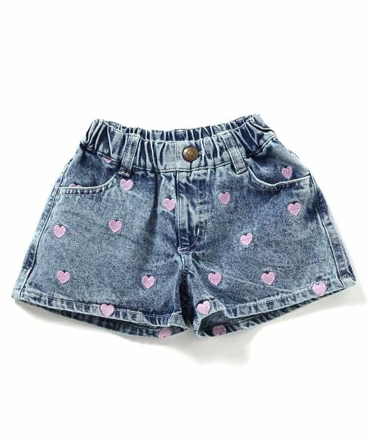 刺繡牛仔短褲