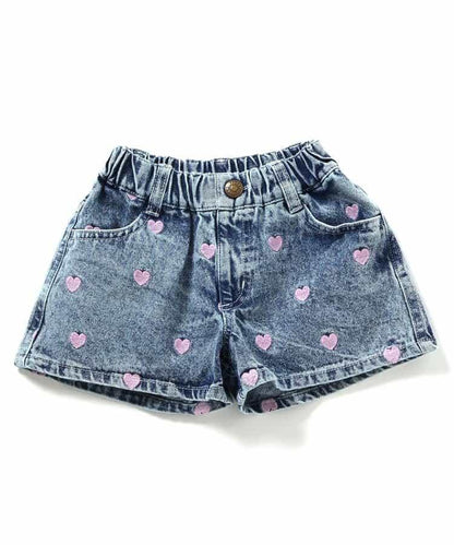 刺繡牛仔短褲