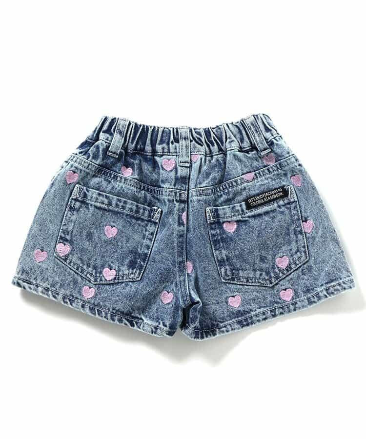 刺繡牛仔短褲