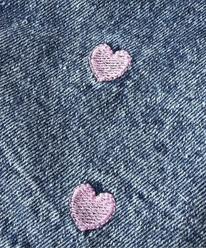 刺繡牛仔短褲