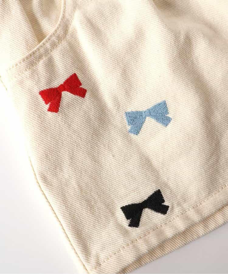 刺繡牛仔短褲