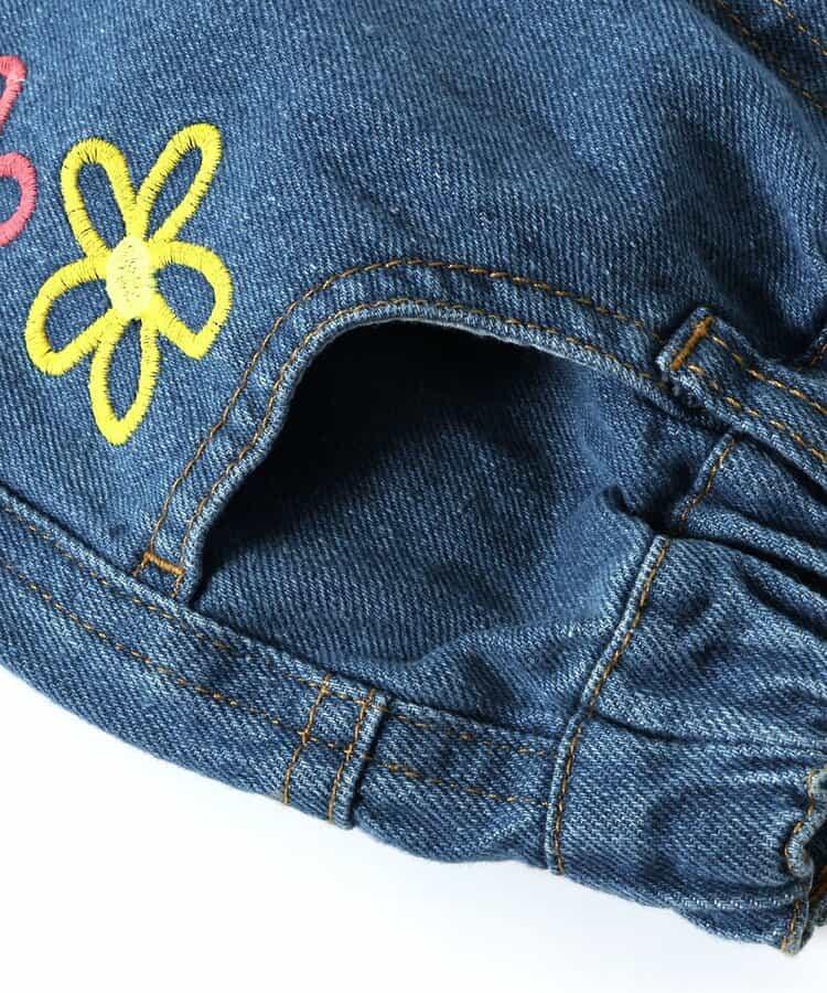 刺繡牛仔短褲