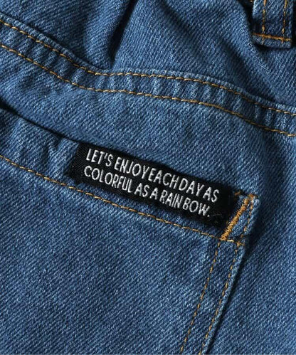 刺繡牛仔短褲