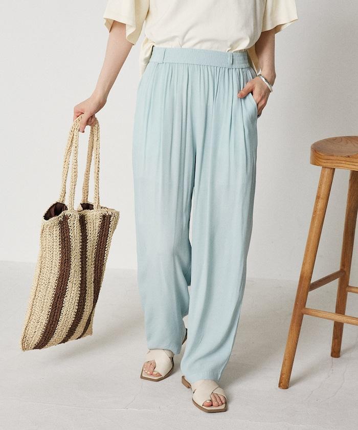 顏色喬策松紗褲/舒適褲