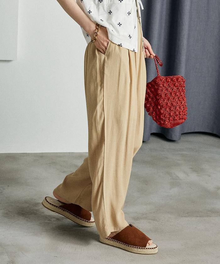 顏色喬策松紗褲/舒適褲