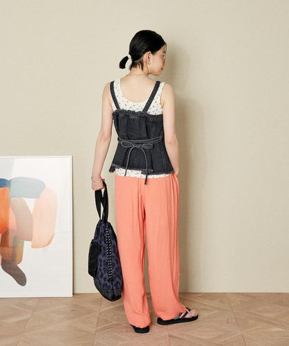 顏色喬策松紗褲/舒適褲