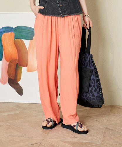 顏色喬策松紗褲/舒適褲