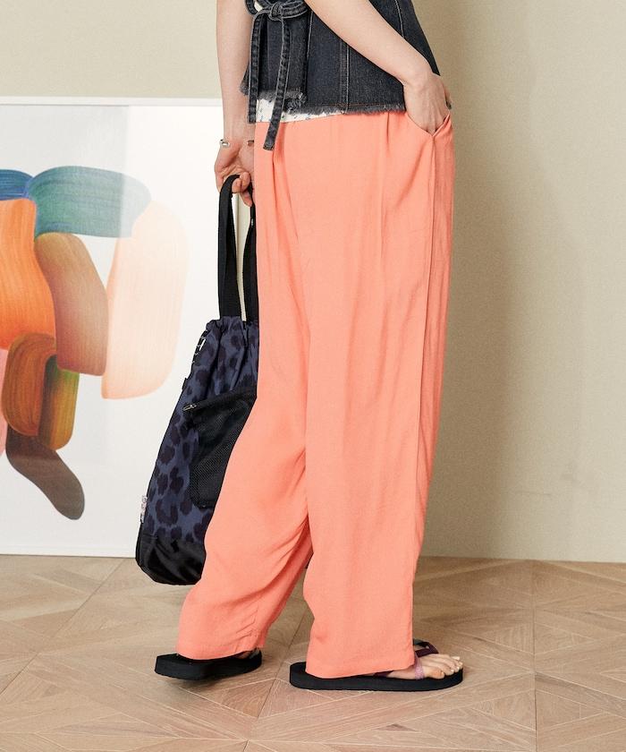 顏色喬策松紗褲/舒適褲