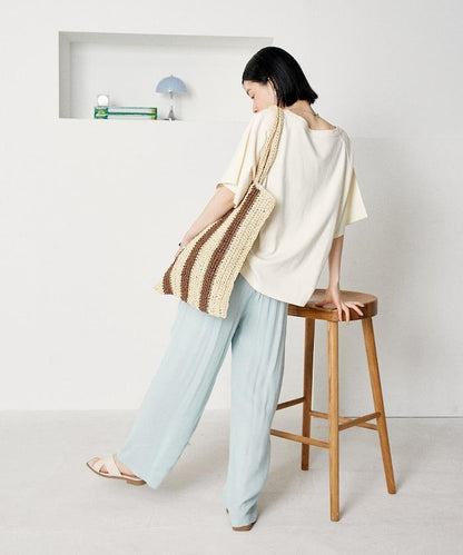 顏色喬策松紗褲/舒適褲