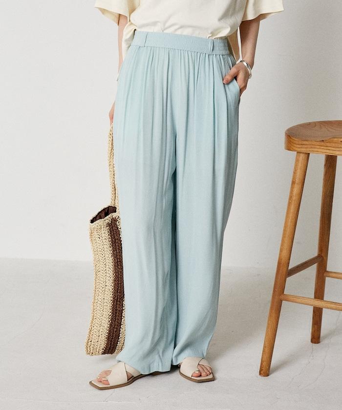 顏色喬策松紗褲/舒適褲