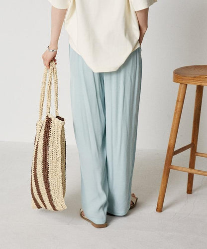 顏色喬策松紗褲/舒適褲