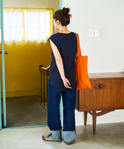 薄荷色圓領無袖T恤