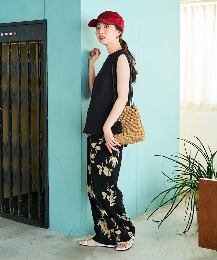 薄荷色圓領無袖T恤