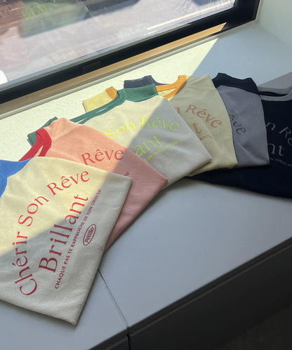 【大人休閒風格】【品味十足的透明感】絲絨拼接套頭衫