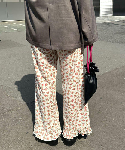 剪裁花邊褲