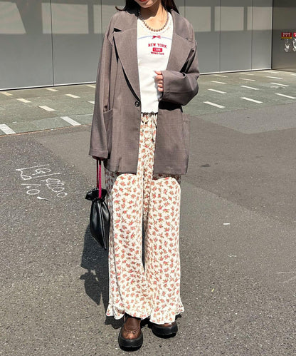剪裁花邊褲