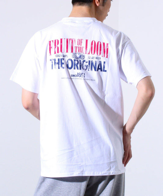【FRUIT OF THE LOOM】印花T恤 背面印花