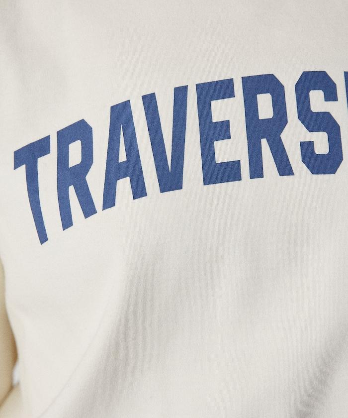 2way 平滑logo T恤/單肩印花T恤