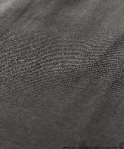 TOM＆JERRY / 《貓和老鼠》 聯名 大尺寸 印花背面 圓領 T恤 【限定推出】