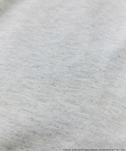 TOM＆JERRY / 《貓和老鼠》 聯名 大尺寸 印花背面 圓領 T恤 【限定推出】