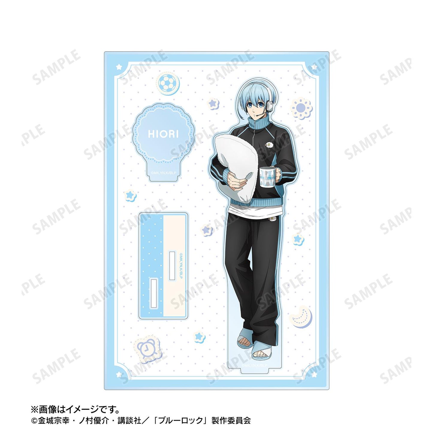 《藍色監獄》描繪版 冰織 羊 晨間日常ver. 帶零件的大號亞克力立牌