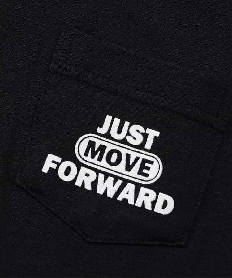 標誌口袋背面印花T恤