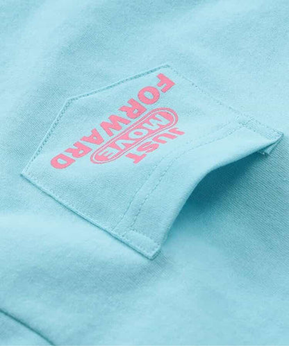 標誌口袋背面印花T恤