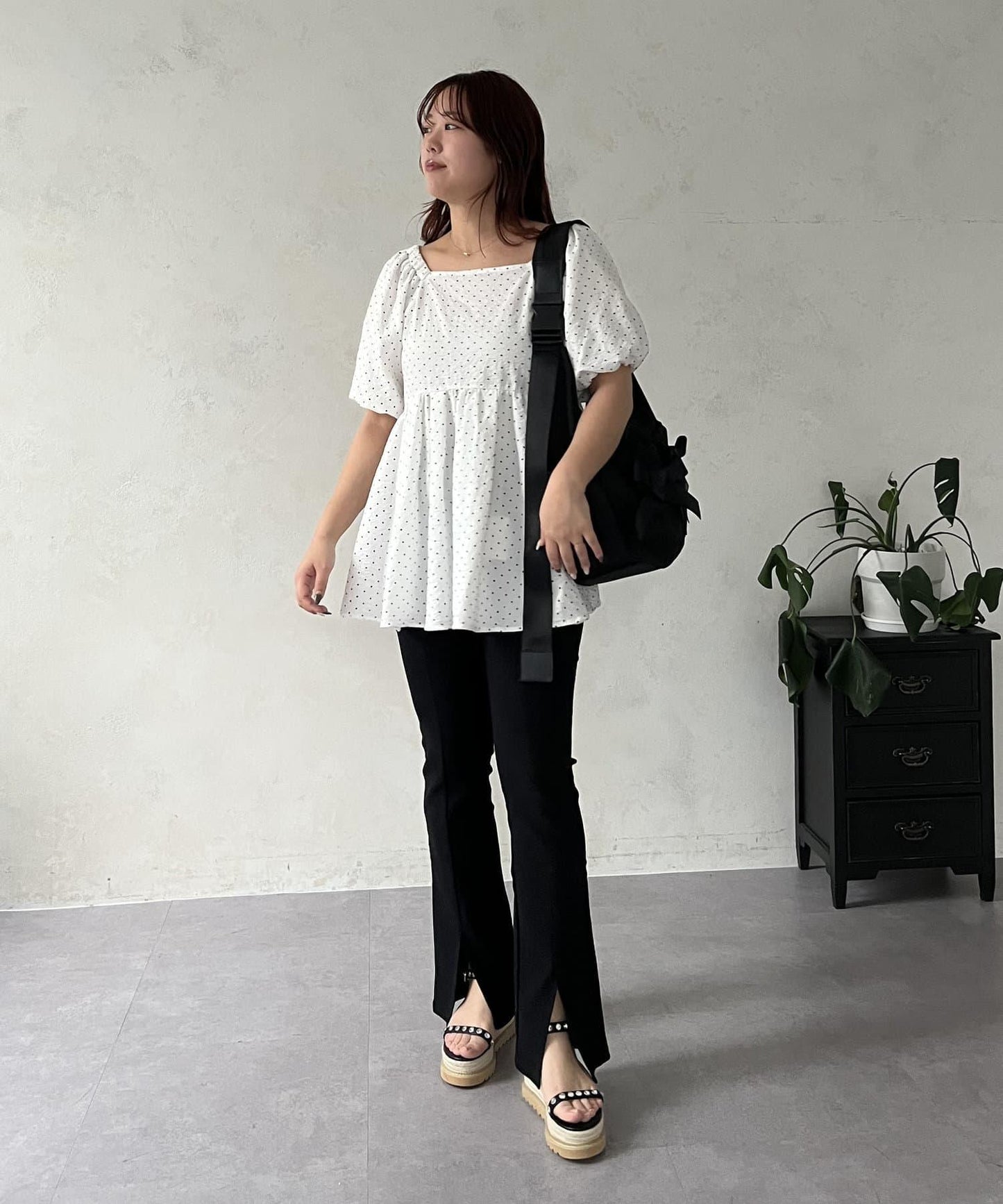 【SAPON】防水絲帶尼龍單肩包