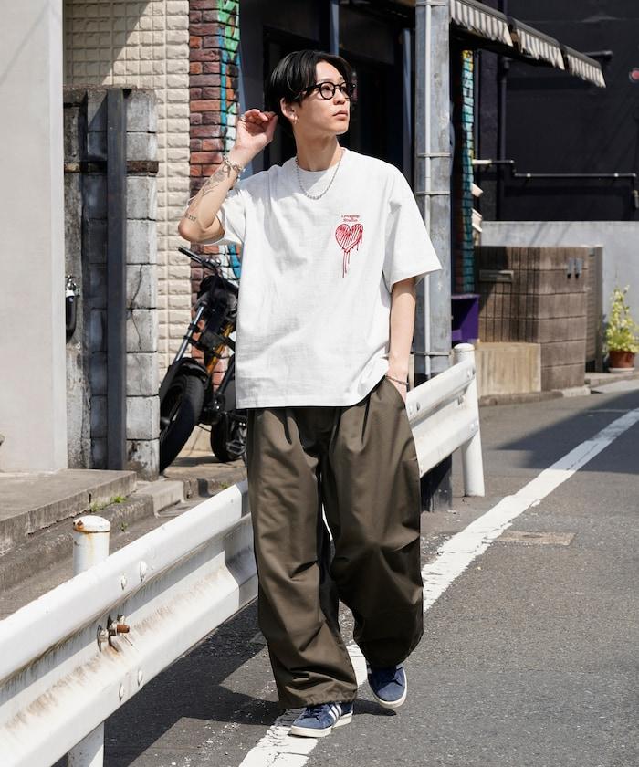 Lovepop studio 心形胸部標誌刺繡T恤