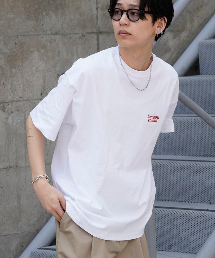 Lovepop studio 心形印花背面印花T恤
