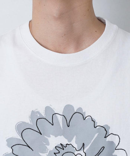 Lovepop studio 花朵刺繡印花T恤