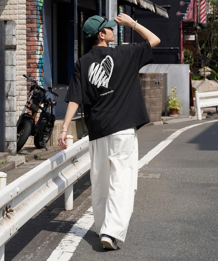 Lovepop studio 心形印花背面印花T恤