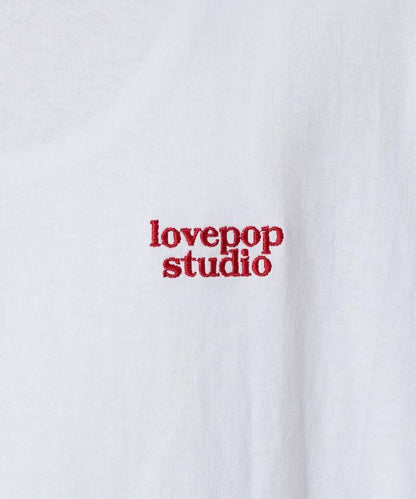 Lovepop studio 心形印花背面印花T恤