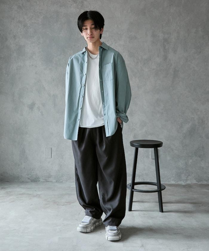 輕便直筒褲